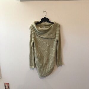Together Sage Cowl Neck Sweater